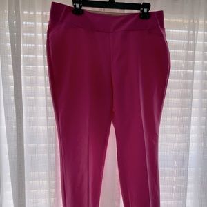 Pink cropped pants